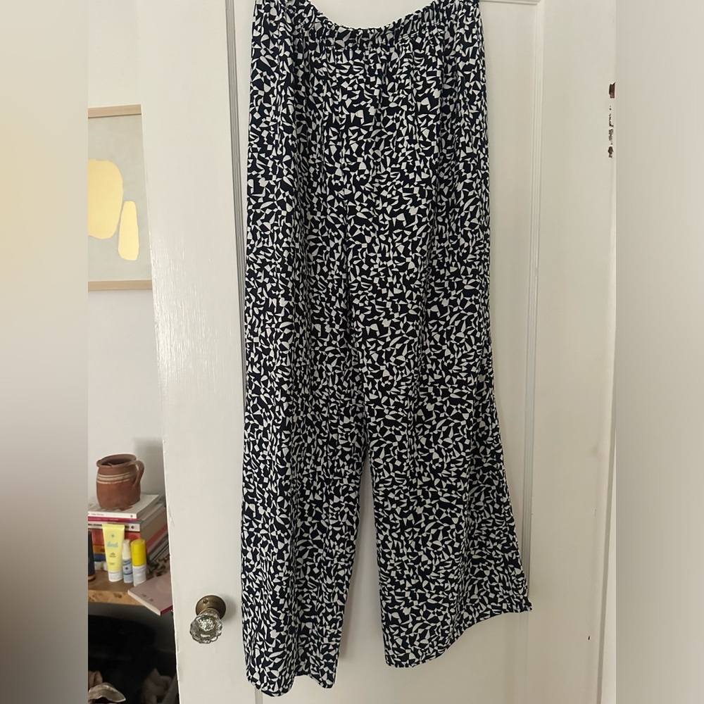 Lisa Says Gah Geometric Wide Leg Pants | Sz L